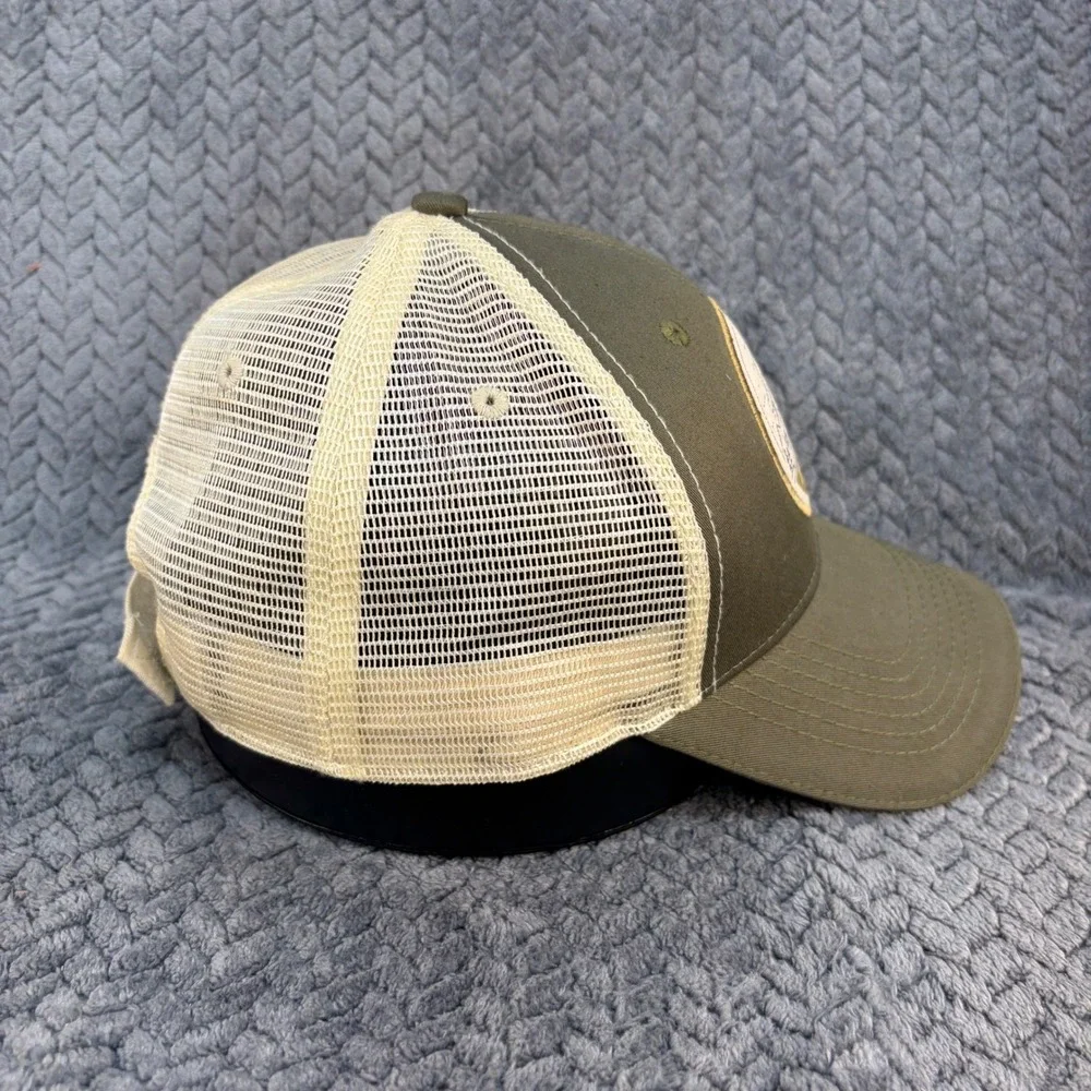 Zac Brown Band Trucker Hat Olive Green Cream Mountain Patch Snapback Cap